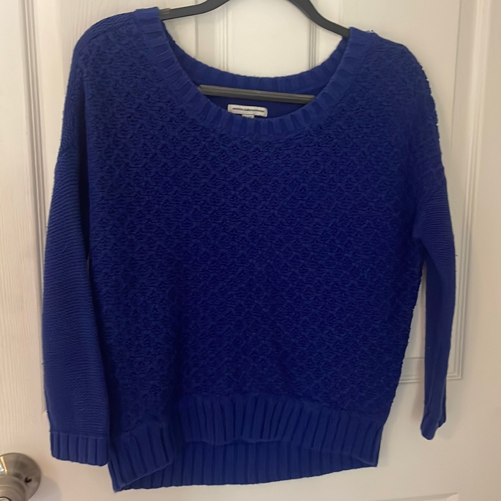 Blue American Eagle sweater